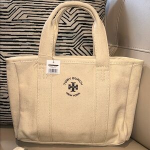 Tory Burch Cream Tote Bag